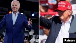 Biden - Trump - Campaign events - day after debate - 