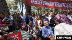 CHP lideri Kemal Kılıçdaroğlu Akbelen ormanında