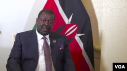 Minis Afè Etranje Kenya Musalia Mudavadi, pandan yon entèvyou ak sèvis Swahili VOA nan Washington, 1 Fevriye, 2024. 