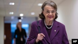 Thượng nghị sĩ Dianne Feinstein (ảnh tư liệu, 15/2/2023).