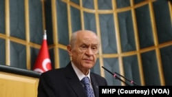 MHP lideri Devlet Bahçeli 