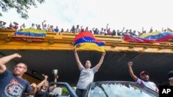 Biểu tình phản đối kết quả bầu cử ở Venezuela hôm 29/7.