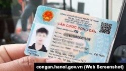 Mẫu căn cước công dân mới của Việt Nam có mã QR.