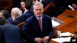 Dân biểu Kevin McCarthy của đảng Cộng hòa thất bại trong cuộc bỏ phiếu đầu tiên cho vị trí Chủ tịch Hạ viện Hoa Kỳ hôm 3/1/2023 