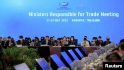 Diễn đàn Hợp tác Kinh tế Châu Á - Thái Bình Dương (APEC 2022) tại Bangkok, Thái Lan ngày 21 tháng 5 năm 2022.