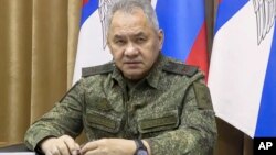 Bộ trưởng Quốc phòng Nga Sergei Shoigu.