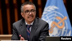 Tổng giám đốc Tổ chức Y tế Thế giới (WHO) Tedros Adhanom Ghebreyesus.