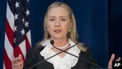 Ngoại trưởng Hoa Kỳ Hillary Rodham Clinton.