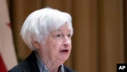 Bộ trưởng Tài chính Mỹ Janet Yellen phát biểu ngày 15/09/2022.