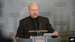 Tổng thống lâm thời Ukraine Oleksandr Turchynov