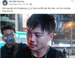 Ca sĩ Văn Mai Hương bày tỏ xót thương cho những người đấu tranh ở Hong Kong, 16/11/2019