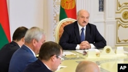 Tổng thống Belarus Alexander Lukashenko.