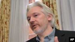 Sáng lập viên Wikileaks Julian Assange.