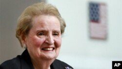 Cựu Ngoại trưởng Hoa Kỳ Madeleine Albright.