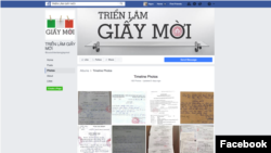 Một cuộc triển lãm trên Facebook về các giấy mời và giấy triệu tập do Công an gửi cho các nhà hoạt động.