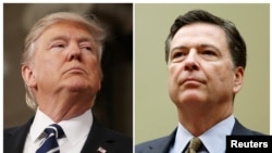 Tổng thống Trump và cựu Giám đốc FBI James Comey