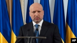 Tổng thống lâm thời Ukraine Oleksandr Turchynov