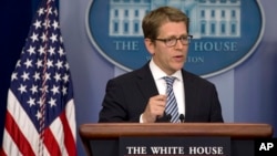 Phát ngôn viên Tòa Bạch Ốc Jay Carney.