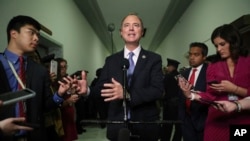 Dân biểu Adam Schiff, Chủ tịch Uỷ ban Tình báo Hạ viện Hoa Kỳ.