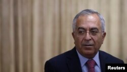 Tư liệu- Cựu Thủ tướng Palestine Salam Fayyad. 