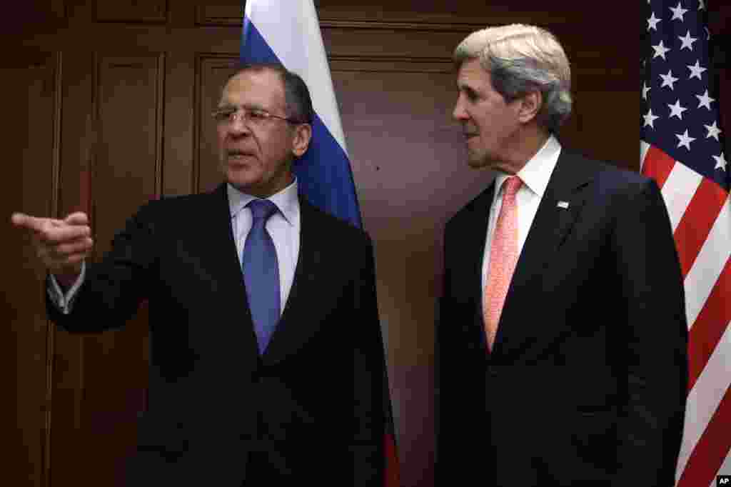 Ngoại trưởng Kerry gặp Ngoại trưởng Nga Sergei Lavrov tại Berlin, Đức, 26/2/2013 