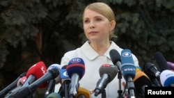 Cựu Thủ tướng Ukraina Yulia Tymoshenko thông báo sẽ ra tranh cử tổng thống, ngày 27/3/2014.