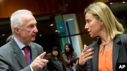 Yüksek Temsilci Federica Mogherini'nin başkanlık ettiği AB toplantısına AB Terörle Mücadele Koordinatörü Gilles de Kerchove da katıldı.