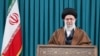 Iranian Supreme Leader Ayatollah Ali Khamenei delivers a televised speech in Tehran