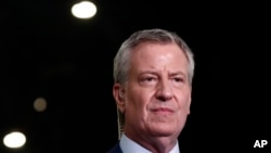 Thị trưởng Thành phố New York Bill de Blasio.