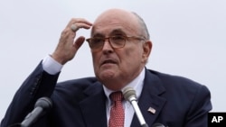 Ông Rudy Giuliani là một trong những luật sư tư vấn cho ông Trump cách đối phó với cuộc điều tra của ông Robert Mueller