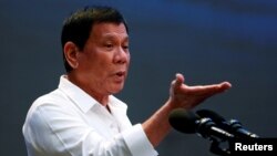 Cựu Tổng thống Philippines Rodrigo Duterte.