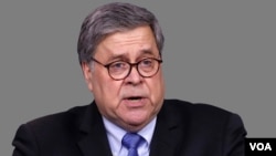 Bộ trưởng Tư pháp Mỹ William Barr.