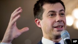 Ông Pete Buttigieg đã giành chiến thắng sít sao trong vòng bầu cử sơ bộ tổng thống của đảng Dân chủ Iowa vào hôm 6/2/2020.