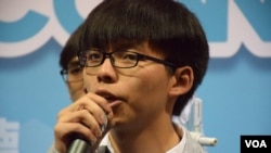 Nhà hoạt động Joshua Wong.