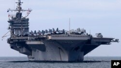 Hàng không mẫu hạm USS George Washington đã lên đường vào chiều thứ ba để tới giúp Philippines.
