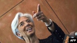 Bộ trưởng Tài chính Pháp Christine Lagarde vận động sự ủng hộ từ các nền kinh tế đang lên để tranh chức Tổng Giám đốc Quĩ Tiền Tệ Quốc Tế IMF