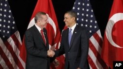 Tổng thống Obama và Thủ tướng Thổ Nhĩ Kỳ Recep Tayyip Erdogan tại Seoul, ngày 25/3/2012