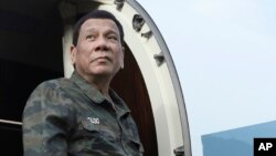 Tổng thống Philippines Rodrigo Duterte.