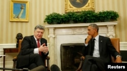 Tổng thống Hoa Kỳ Barack Obama hội đàm với Tổng thống Ukraine Petro Poroshenko tại Tòa Bạch Ốc, 18/9/14