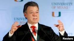 Tổng thống Colombia Jose Manuel Santos.