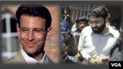 Daniel Pearl and Omar Sheikh (File)