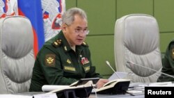 Bộ trưởng Quốc phòng Nga Sergei Shoigu.