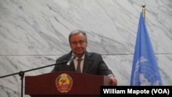 António Guterres, Maputo