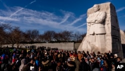 Başkent Washington'daki Martin Luther King anıtı