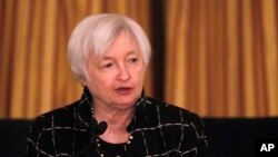 Giám đốc Cục Dữ Trữ Liên Bang Hoa Kỳ (FED), bà Janet Yellen, ngày 3/3/2017.