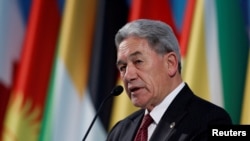 Ngoại trưởng New Zealand Winston Peters.