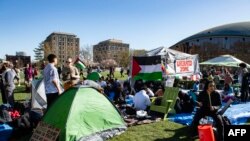 MIT'deki polis müdahalesi, polisin kampı temizlemeye çalışmasının ardından protestocuların bariyerleri aşarak Cambridge'deki kampüsün merkezinde yaklaşık bir düzine çadırdan oluşan kampı yeniden kurmasından birkaç gün sonra geldi. 