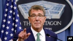 Bộ trưởng quốc phòng Mỹ Ash Carter.