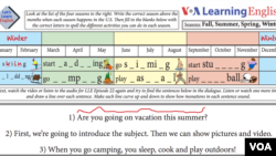 Activity Sheet Lesson 22