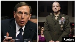 Giám đốc CIA David Petraeus và Tư lệnh Tư lệnh quân đội Mỹ tại Afghanistan, Tướng John Allen